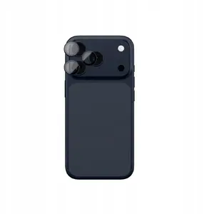 Защитное стекло для камеры Amazingthing на iPhone 17 Pro / Pro Max с синей алюминиевой рамкой