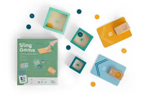 Board game BS Toys Sling Game — family game for ages 6+, physical sling-target play