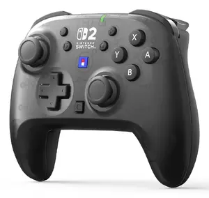 Gamepad Hori NSX-126E for Nintendo Switch 2 — Bluetooth wireless, built-in battery, D-pad, Home button, 10 m range, black