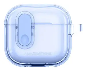 Case Amazingthing Minimal Click Case — TPU blue transparent protective phone cover