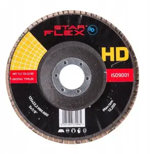 Шлифовальный лепестковый диск PSG Star Flex T29 SG INOX 125 мм, посадка 22,23 мм, зерно 60 (TLC1252260)