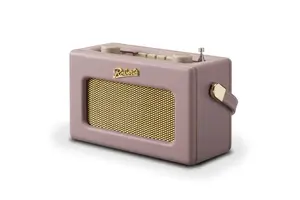 Портативное радио Roberts Revival Uno BT — DAB/DAB+/FM, розовое, питание от сети, регулятор громкости