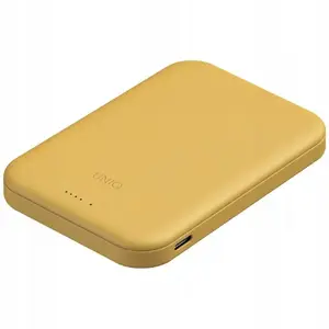 Power bank Uniq Lyden Lexa Magnetic 5000 mAh PD USB-C MagSafe yellow