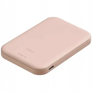 Power bank Uniq Lyden Lexa Magnetic 5000 mAh PD USB-C MagSafe, pink