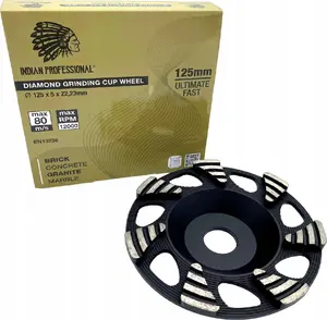Diamond Grinding Wheel 125 mm INDIAN PROFESSIONAL ULTIMATE FAST for angle grinders (MPN IP7784)