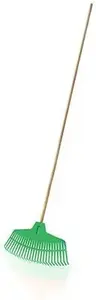 Rake Prosperplast Focus IGR2-G642 — plastic leaf rake, green