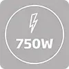 Efektīvi 750 W — ātriem rezultātiem