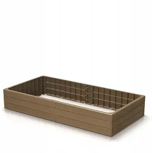 Garden bed planter Prosperplast IBWR-4665W, raised vegetable planter, brown