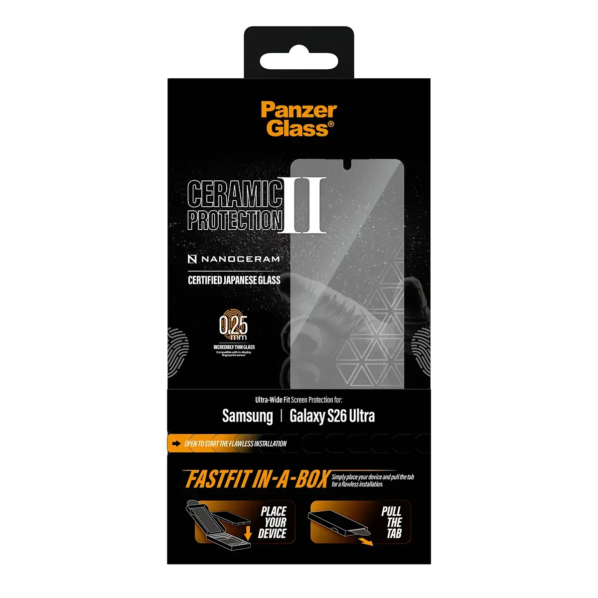 PanzerGlass screen protector for Samsung Galaxy S26 Ultra Photo 3