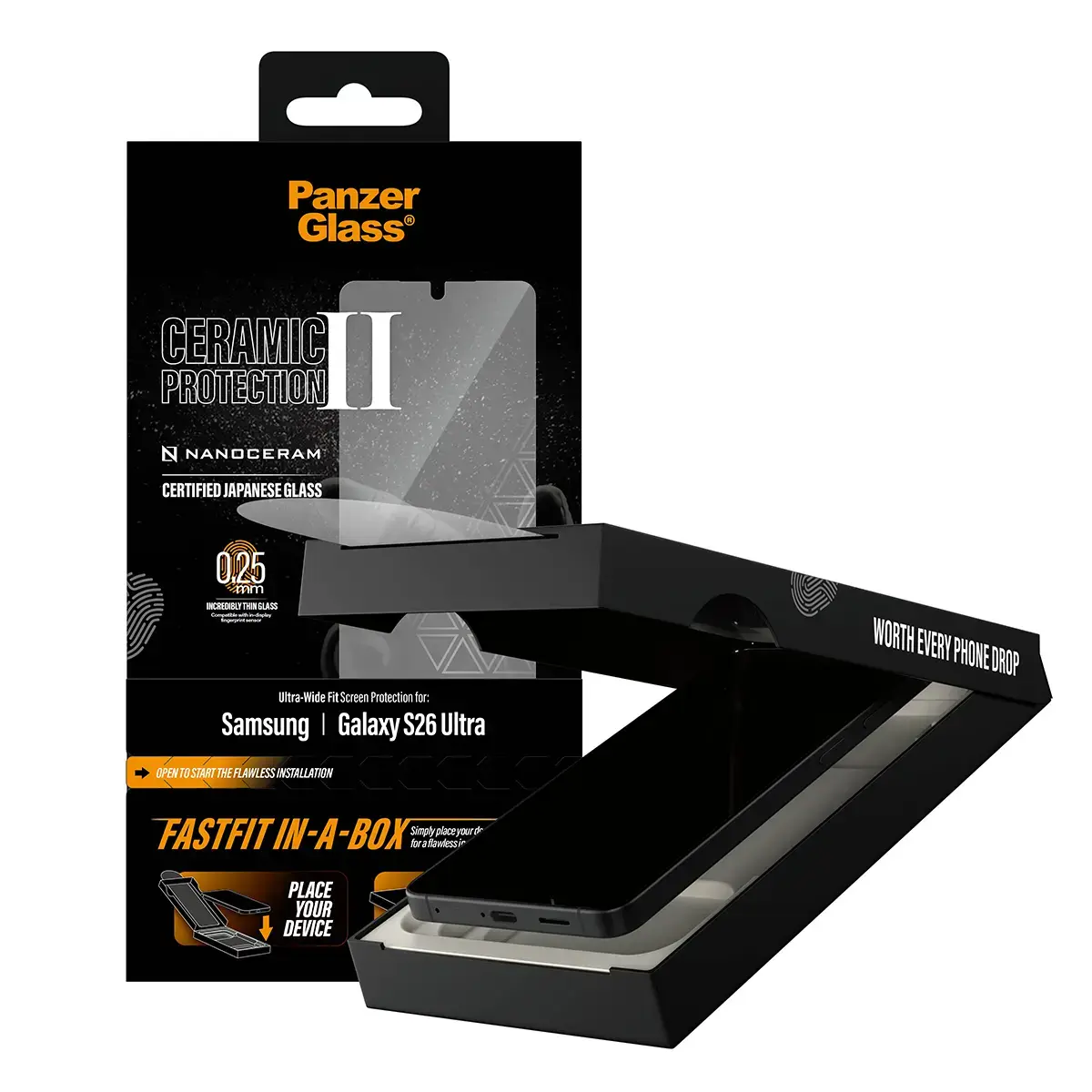 PanzerGlass screen protector for Samsung Galaxy S26 Ultra Photo 5