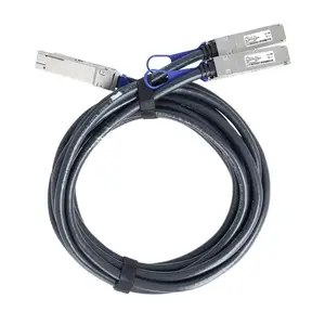 Кабель BlueOptics InfiniBand/fibre optic DAC QSFP-DD → 2×QSFP56, 1 м, чёрный