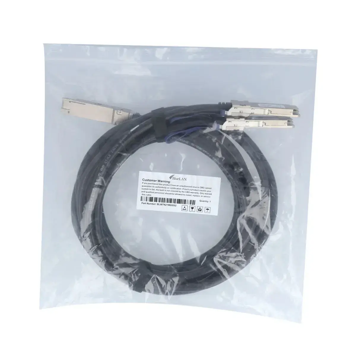 BlueOptics QSFP-DD на 2× QSFP56 DAC кабель 1 м Photo 6