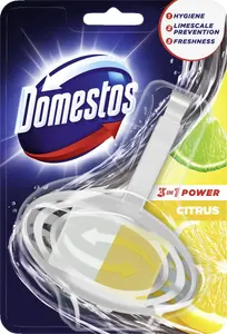 Туалетная подвесная брусок Domestos Citrus 35 г — ароматизирующее средство для бачка