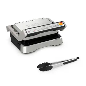 Contact grill Tefal OptiGrill 2in1 GC773D10 — 2100 W, stainless steel, rectangular