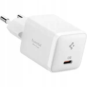 Wall Charger Spigen Essential 30W EE301EU — 30W USB AC mains charger, white