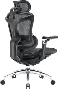 Игровое кресло Anda Seat DORO C300 Pro Mesh Black — эргономичное гоночное кресло, сетчатая спинка, регулируемые подлокотники
