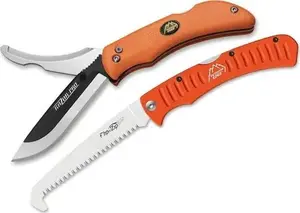 Outdoor Edge Razor Pro Saw Combo — folding saw and fixed-blade combo, compact outdoor cutting tool