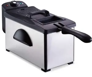 Фритюрница ACV Oliver Voltz 55RP51980P — 2000 Вт, 3 л, съемная крышка и фильтр из нержавеющей стали