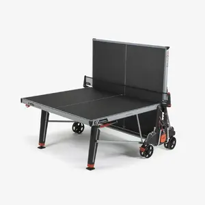 Galda tenisa galds Cornilleau 600X Rollaway — 2 virsmas, 1 rāmis, 77 kg, rāmis 6 cm, riteņi 20 cm