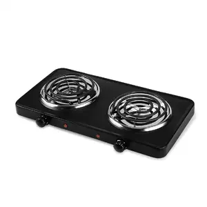 Elektriskā divu plītszonu plīts Maestro MR-770-2, 2000W, kompakta virsma