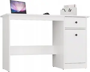 Desk CHESTER 120 by Biurko — white finish, 120 cm width