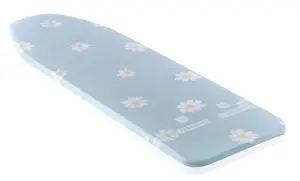 Leifheit 76180 Ironing Board Top Cover Cotton and Polyurethane Light Blue