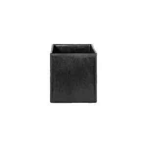 Keramikas ziedu pods Asa Selection QUADRO 10×10×10 cm, melns