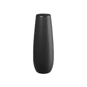 Vase Asa Selection D4.5 H18 cm, black porcelain