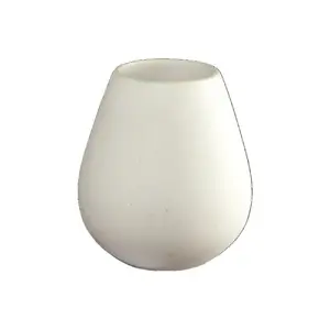 Vase Asa Selection EASE soft shell porcelain D9 H18 cm, white