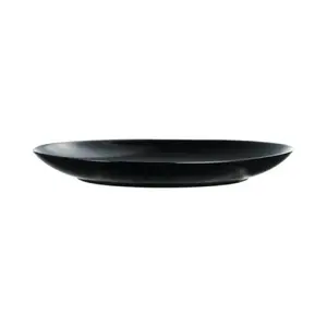 Dinner plate Luminarc APY NOIR DESERTA 18 cm glass