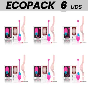 WEARWATCH remote control WatchMe - fuchsia/pink, pack of 6 units, wearable egg-style device