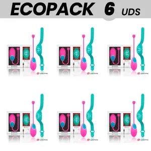 WearWatch remote control Egg 'WatchMe' pack of 6 — fuchsia/seawater