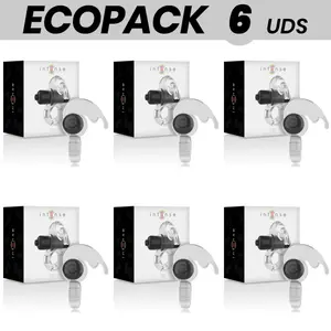 Виброкольцо INTENSE D-234795 — ECOPACK 6 шт., прозрачное, эластичное