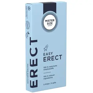 Mister Size Easy Erect 5 tabletes — mister size, 5 tablešu komplekts erekcijas atbalstam