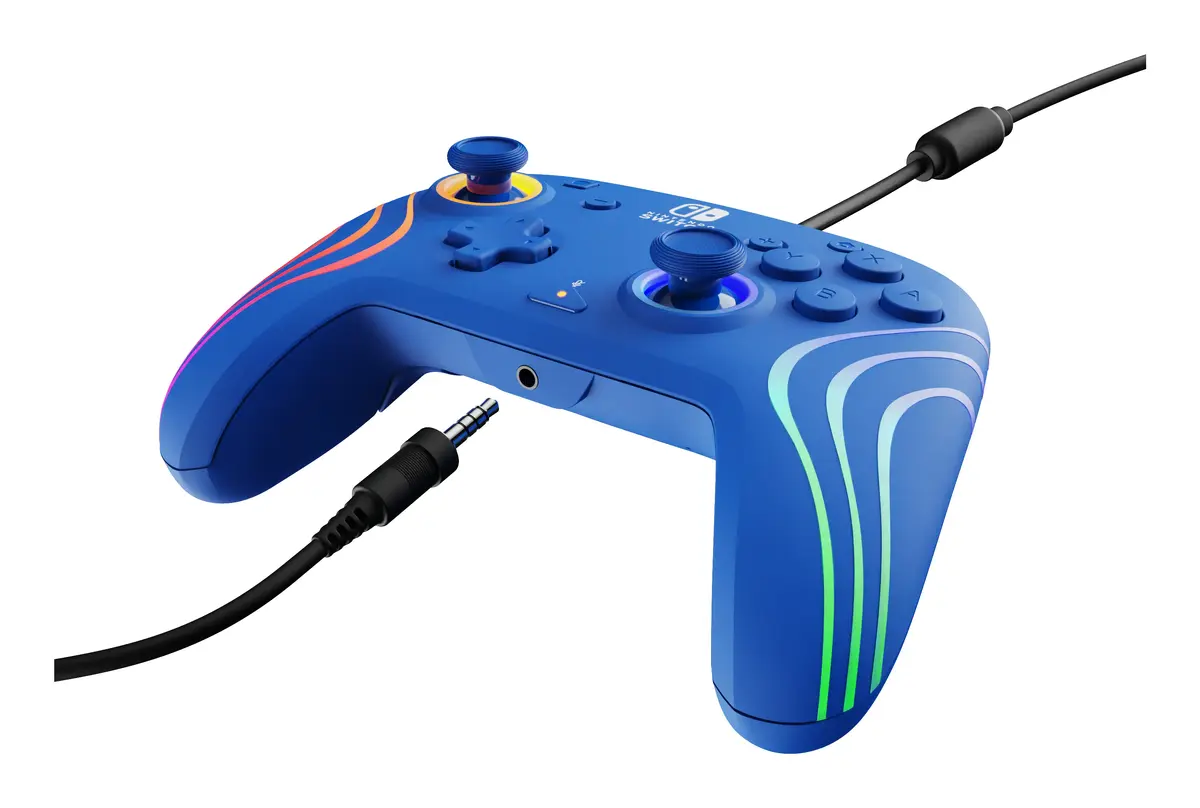 PDP Afterglow Wave синий проводной USB геймпад для Switch Photo 2