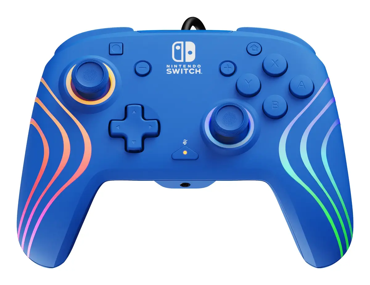 PDP Afterglow Wave синий проводной USB геймпад для Switch Photo 4