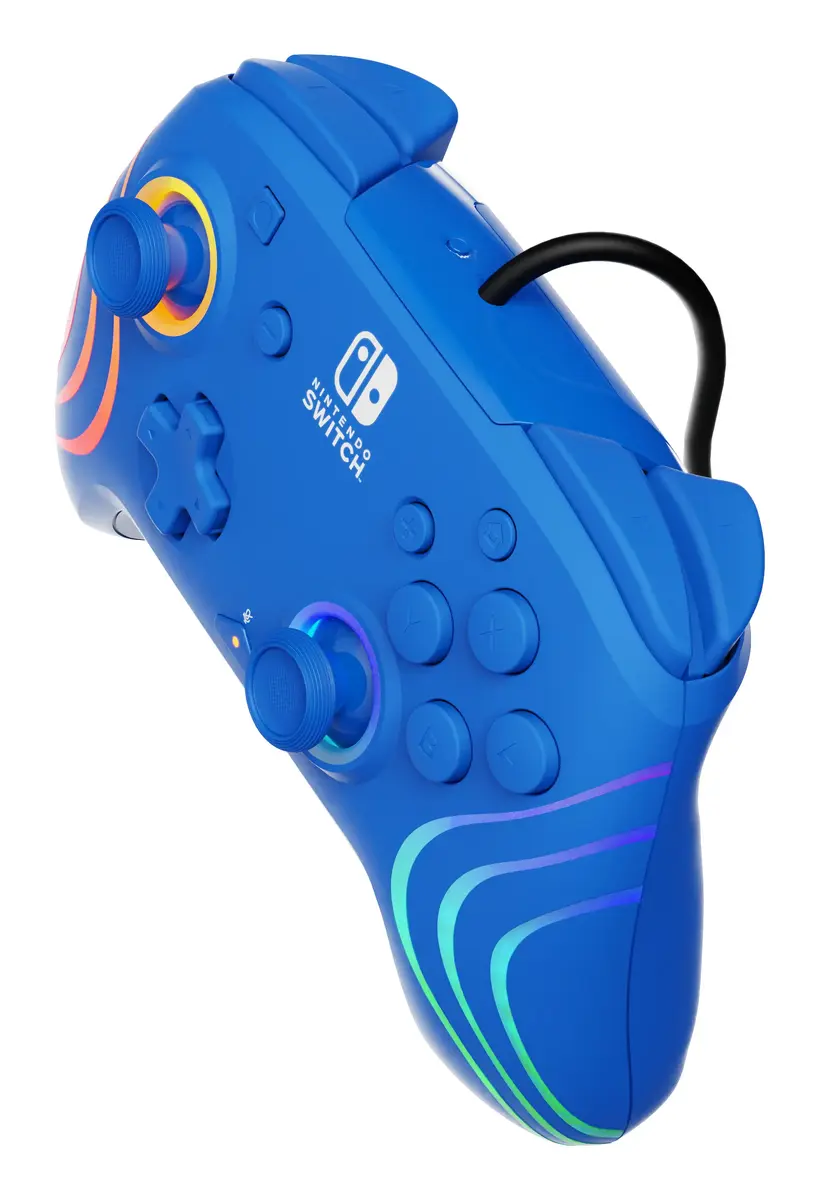 PDP Afterglow Wave синий проводной USB геймпад для Switch Photo 5