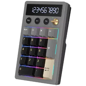 Mechanical Keyboard Royal Kludge M20 Phantom with Cream Switches, US layout