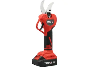 Bezvadu dārza šķēres YATO YT-828382 — 18 V, griešanas platums 40 mm, 2 Ah akumulators