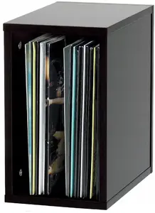 Podspeakers GLORIOUS Record Box 55 — черная коробка для хранения 55 виниловых пластинок