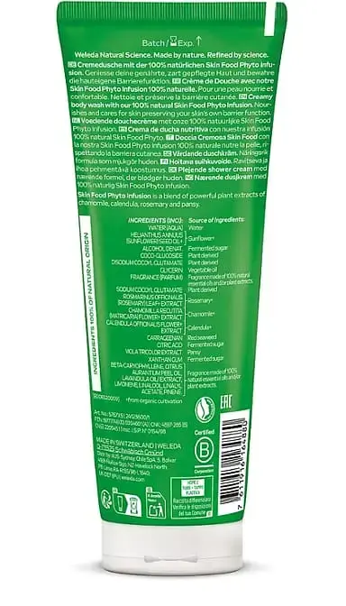 Dušas krēms Solverx Weleda Skin Food 200 ml Photo 2