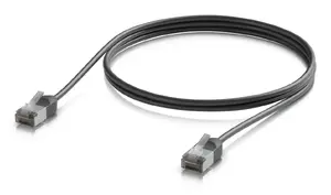Ethernet patch cable UBIQUITI Cat6a F/UTP outdoor 1 m, RJ-45 to RJ-45, black