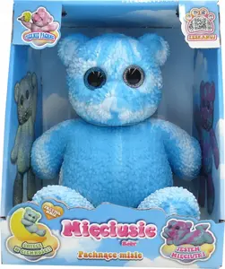 Plush toy Epee Maskotka Mięciusie Pachnące misie, white-blue soft toy