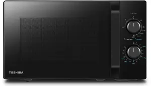 Mikroviļņu krāsns Toshiba MW2 MG20PBK — 20 l ietilpība, 800 W mikroviļņi, 1000 W grils