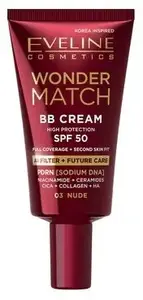 BB cream Deborah Milano Wonder Match SPF50 shade 03 Nude – facial complexion makeup with high sun protection