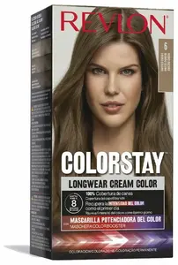 Ilgnoturīga matu krāsa REVLON ColorStay Tumši blonds N 6 — pastāvīgā krāsa, tonis N 6
