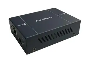 Network repeater Hikvision DS-1H34-0102P — Cat5e support, up to 500 m, 5 W, black