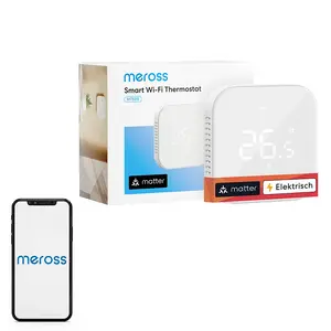 Умный термостат Meross MTS215MA (Wi‑Fi, Matter, EU) для управления отоплением