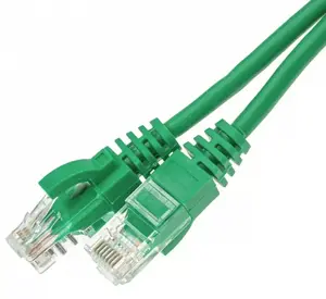 Patch vads electro base K8456.025-GREEN CAT5E UTP 0,25 m (25 cm) zaļš, RJ45 ar liektu spraudni, 100 MHz