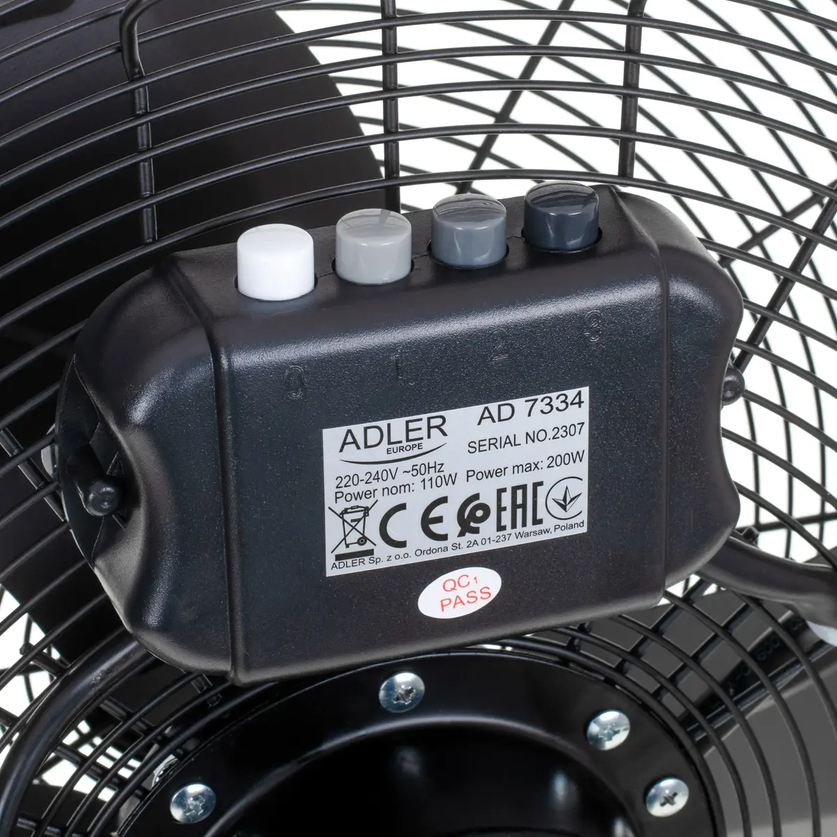 Velocity fan Adler AD 7334 — 45 cm, 110 W Photo 10